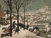 Pieter Bruegel Snow hunting oil painting artist
